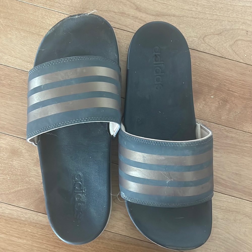 Adidas slides size US 8 women’s
